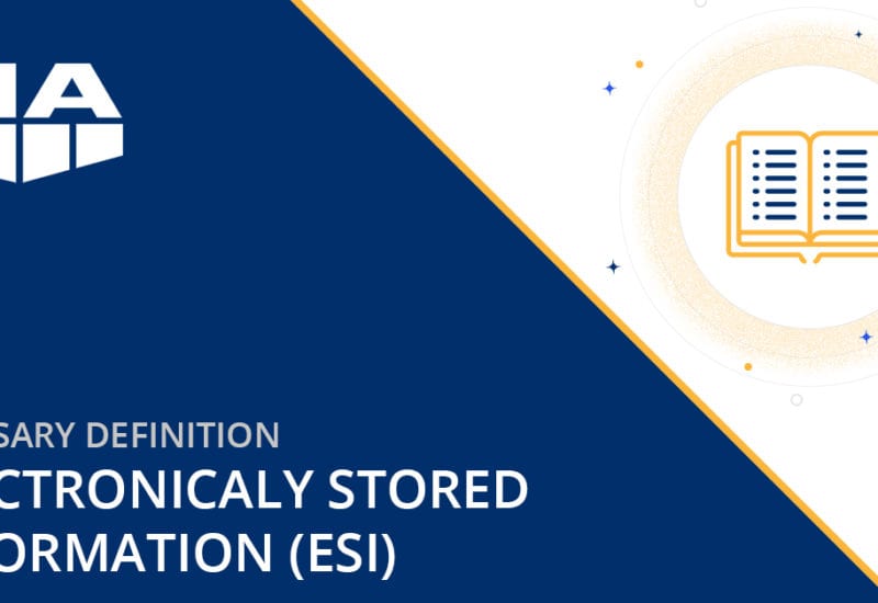 Electronically Stored Information (ESI)